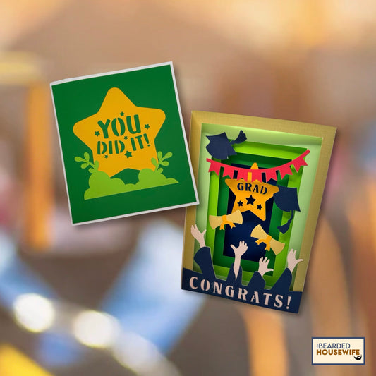 congrats grad tunnel card