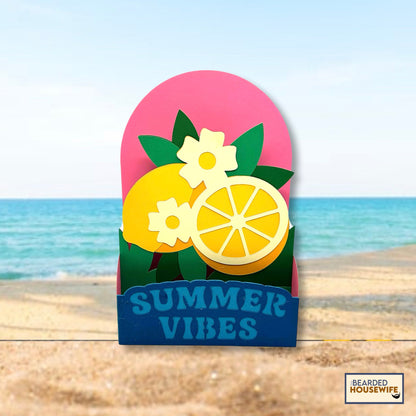 lemon vibes box card