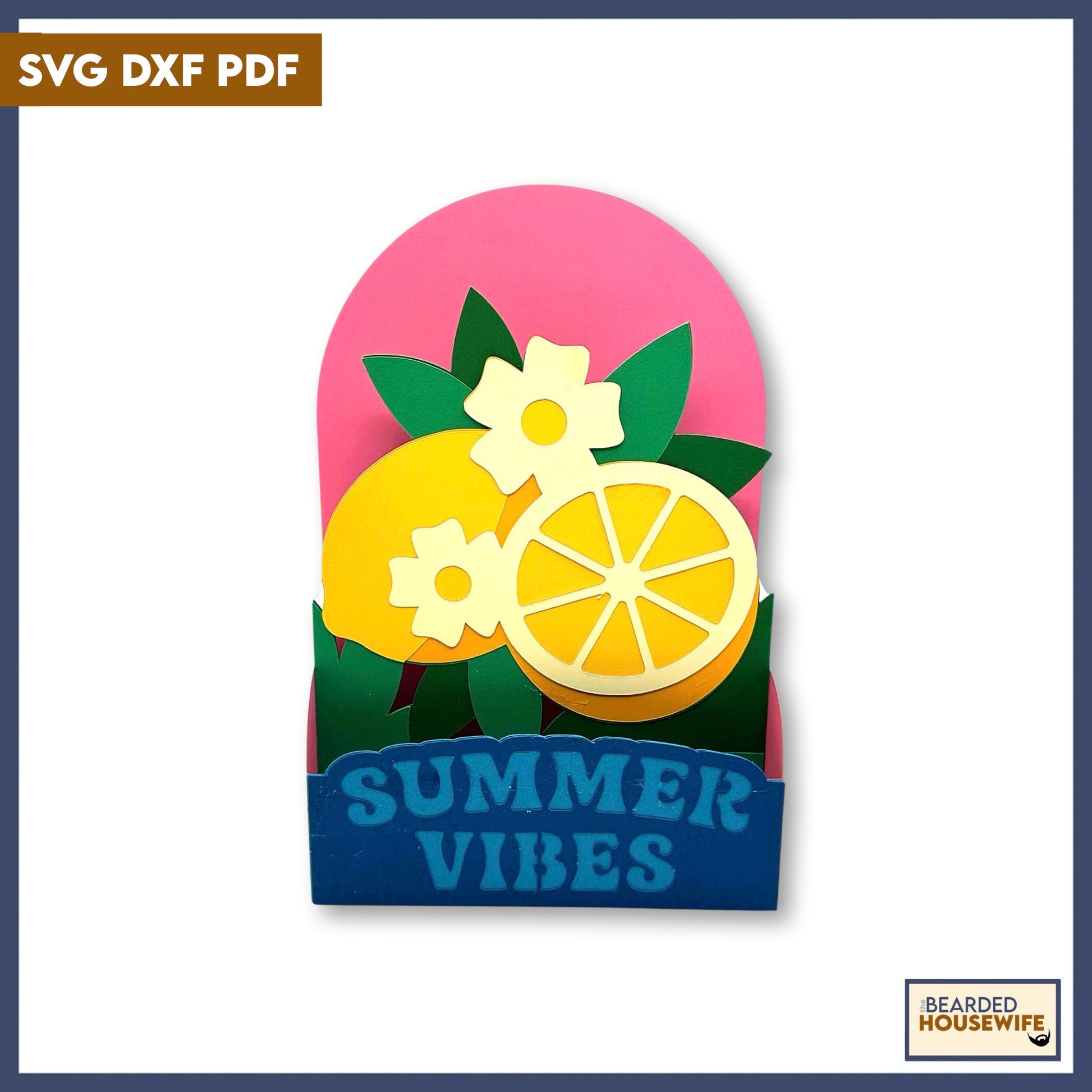 lemon vibes box card