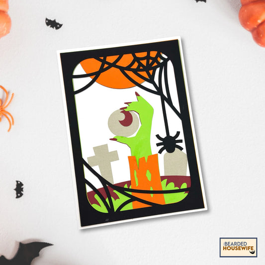 popping up layered card
