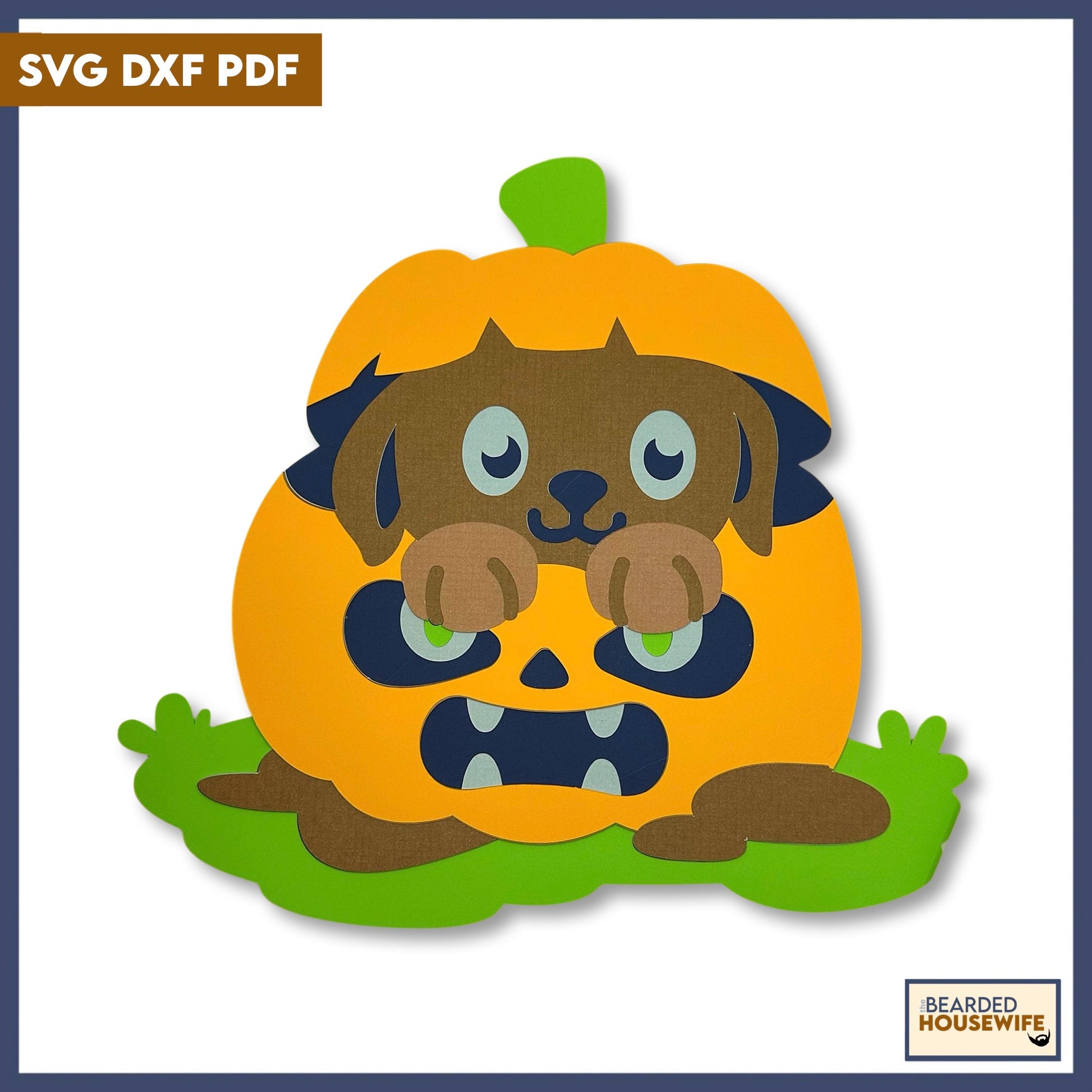 pumpkin surprise layered paper craft