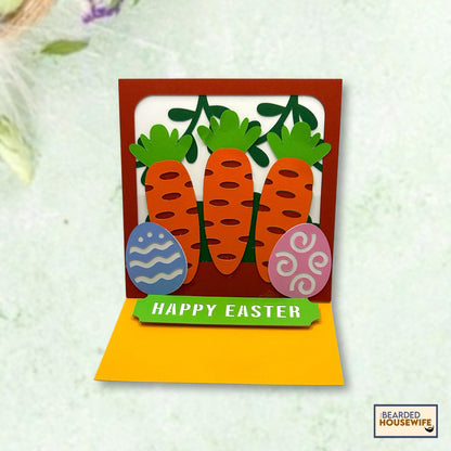 easter bunny treats easel card