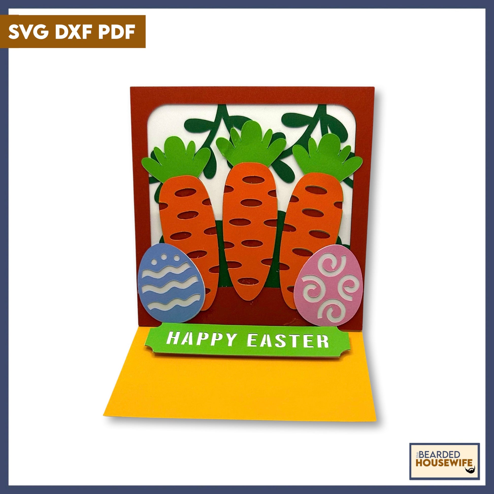 easter bunny treats easel card