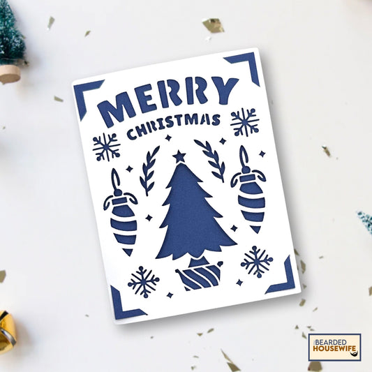 merry christmas insert card