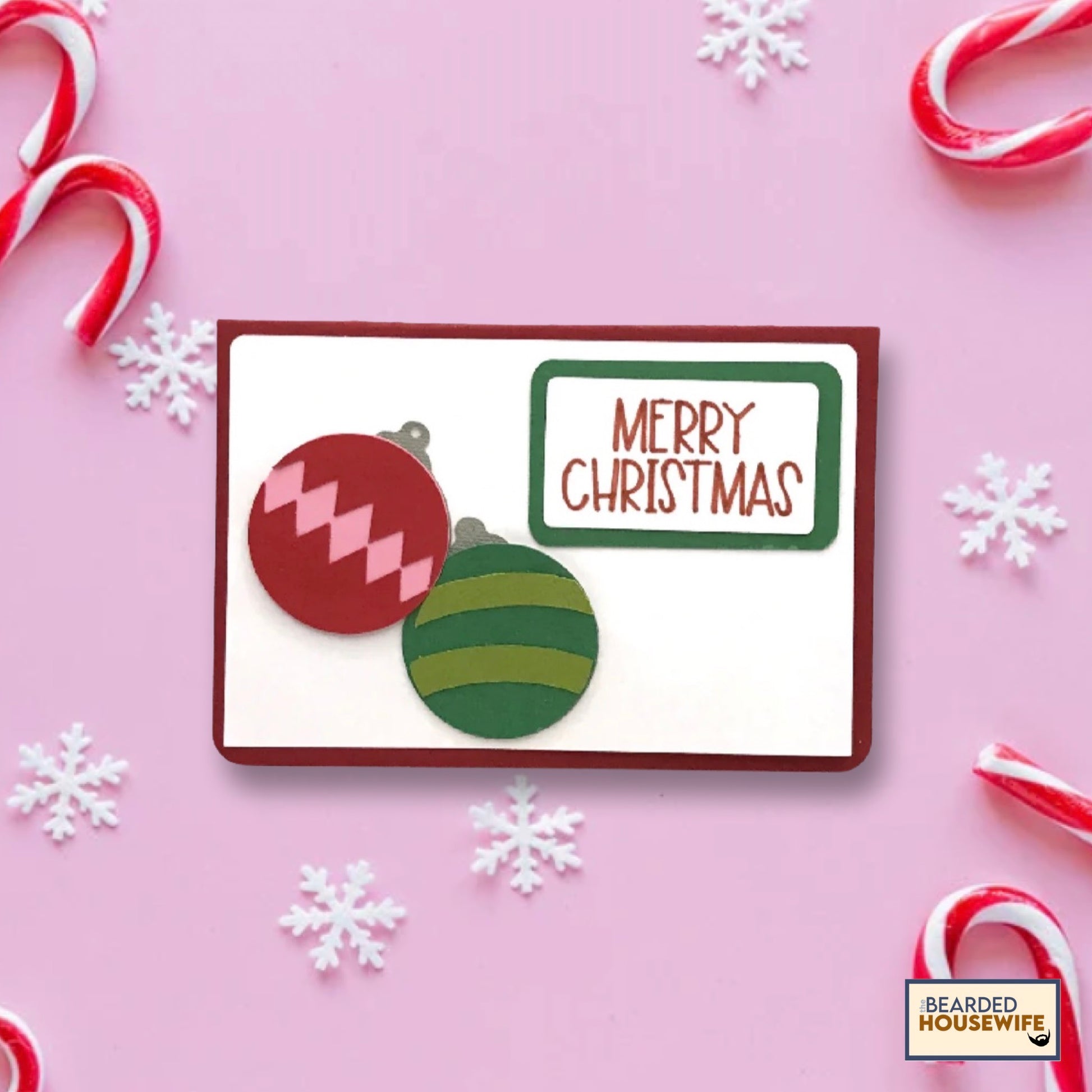 christmas ornament gift card holder