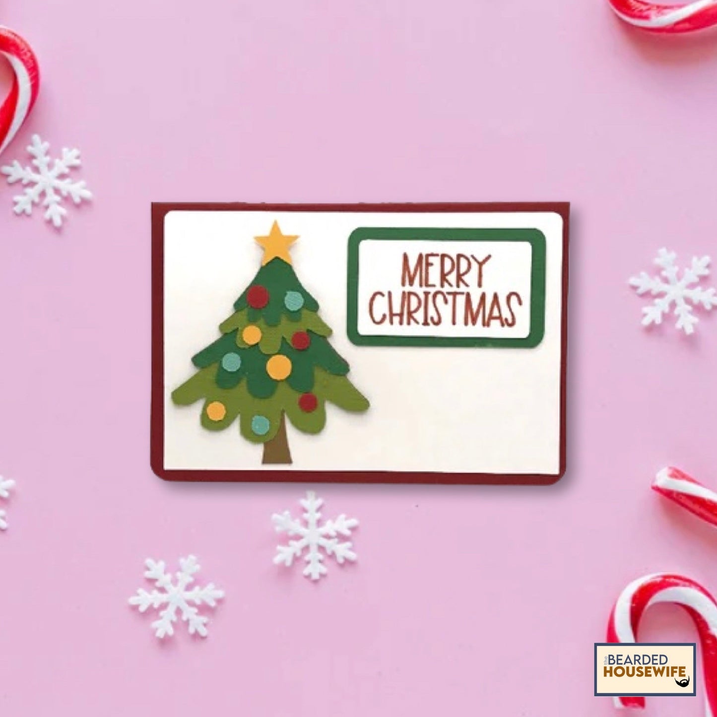 christmas tree gift card holder