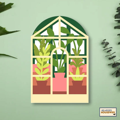 the greenhouse box card