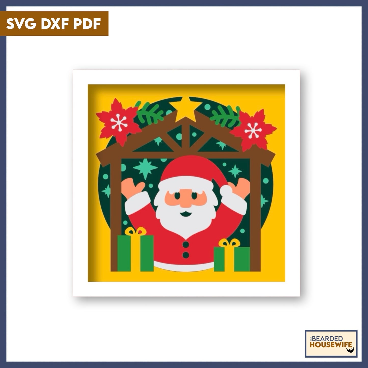 happiest of holidays shadow box