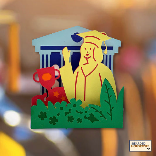 way to go girl graduation box card