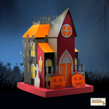 halloween paper house 2024