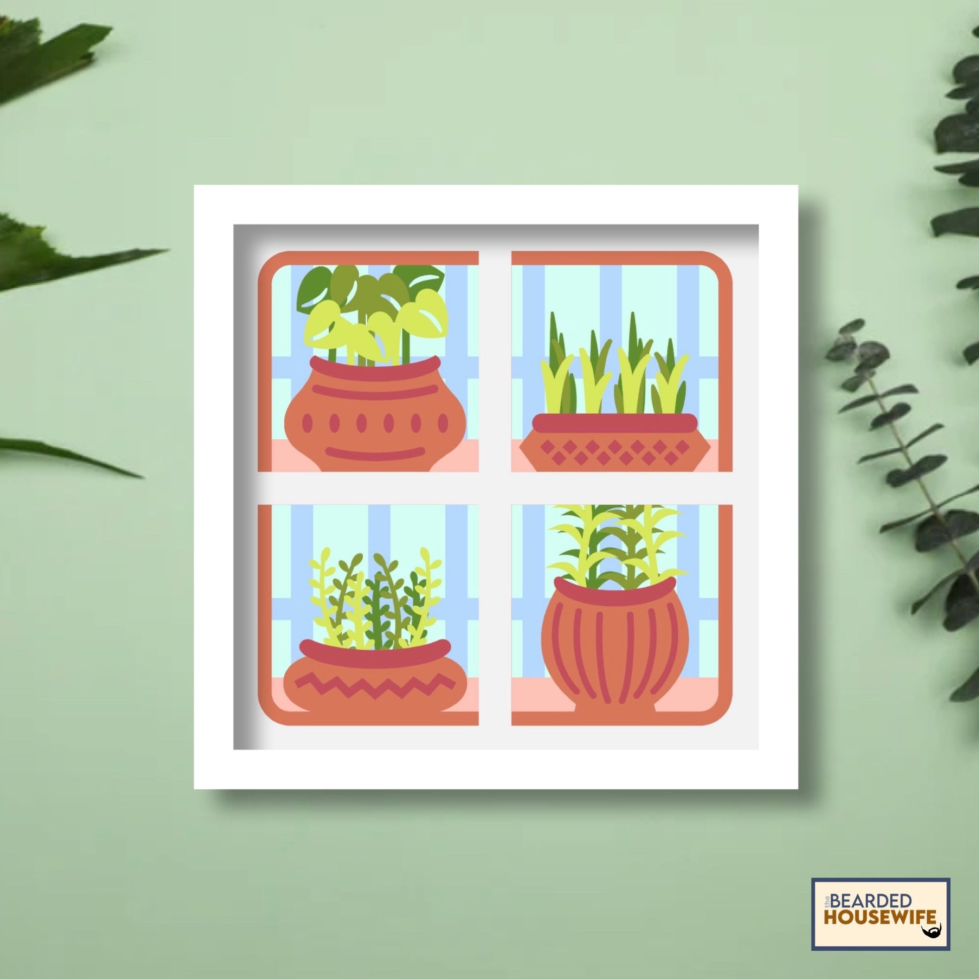 plant lovers shadow box