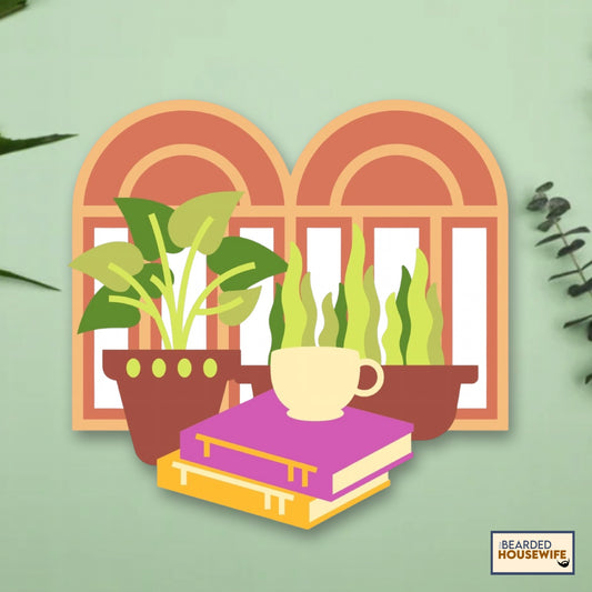 plants by the books layered paper craft