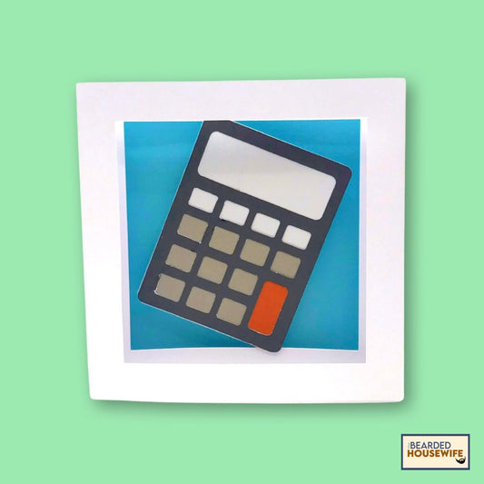 calculator box card