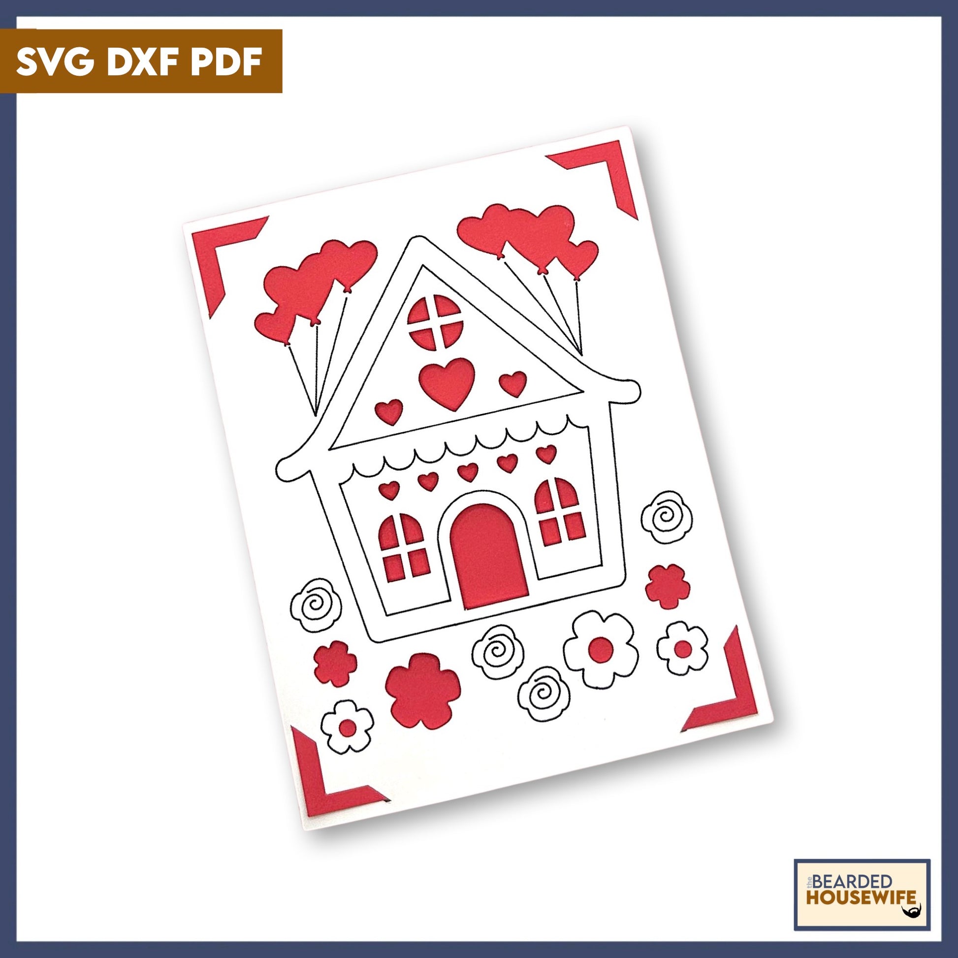 house of love insert card