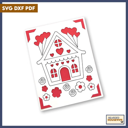 house of love insert card