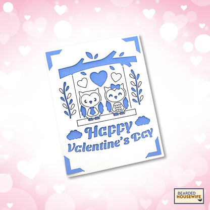 owl love insert card