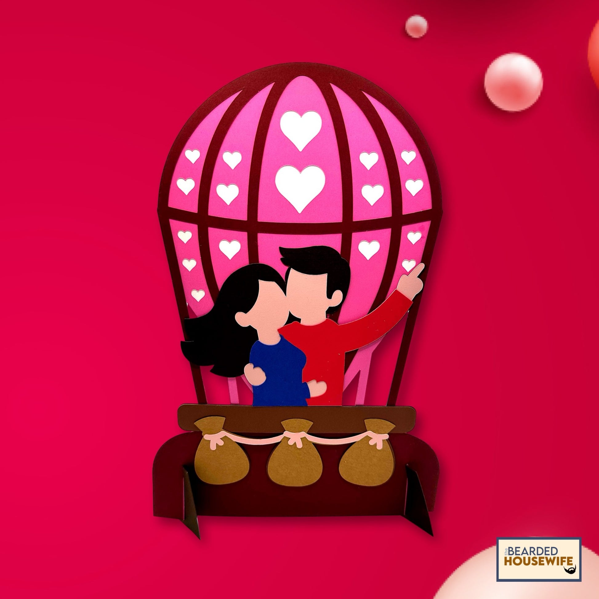 in the air layered paper craft