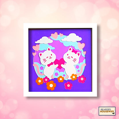 meow darling shadow box