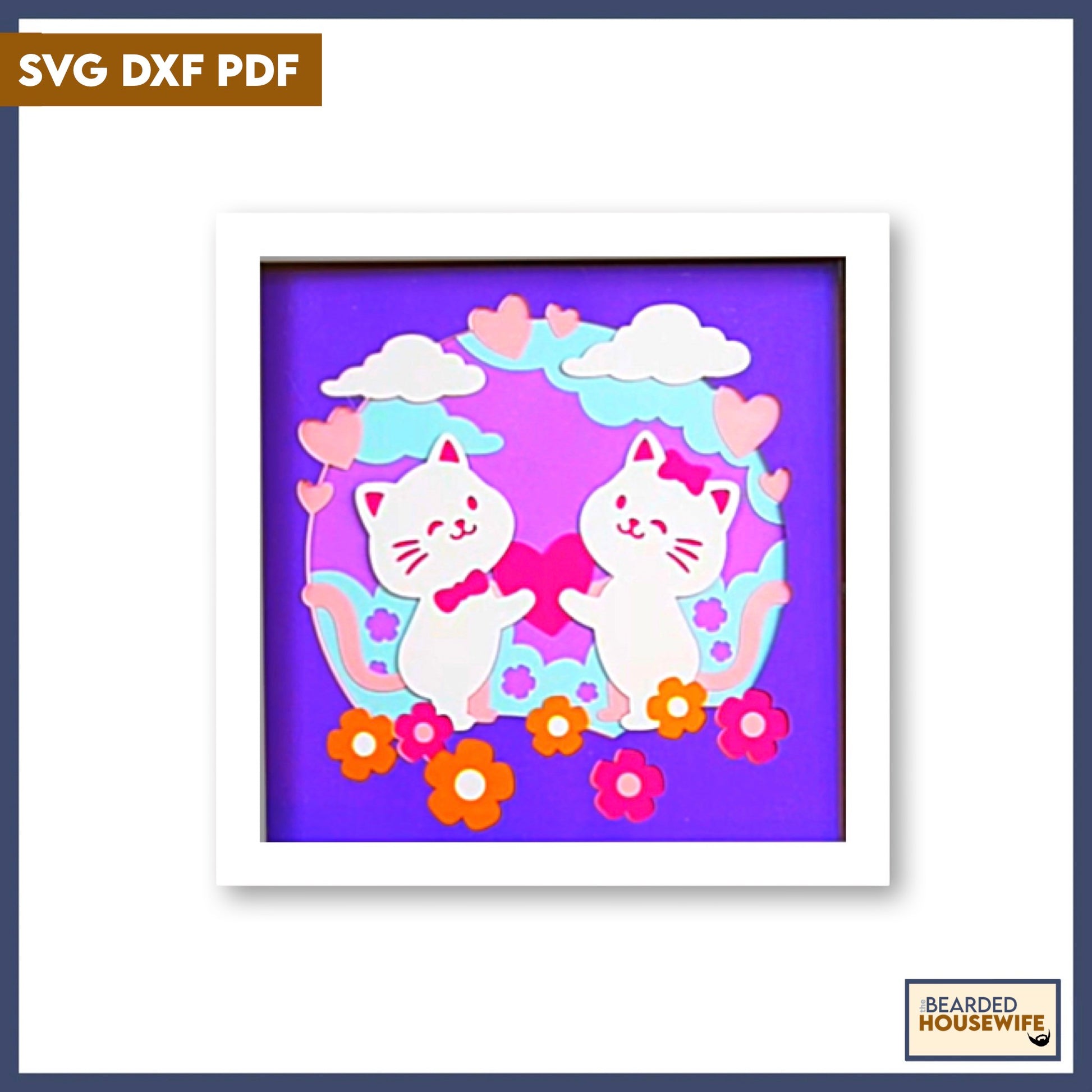 meow darling shadow box