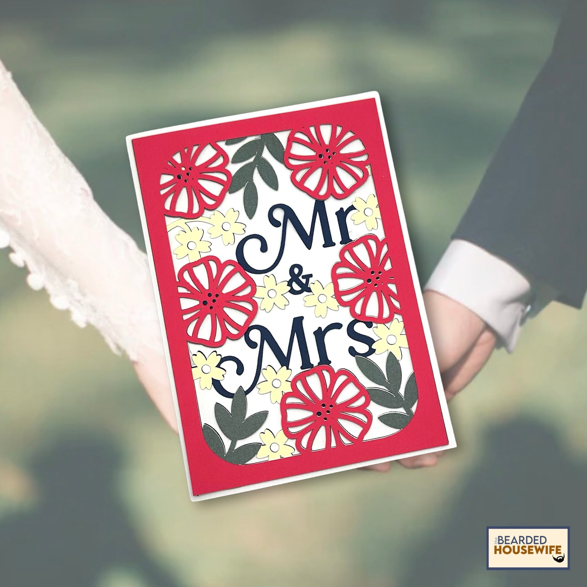 to the couple layered card