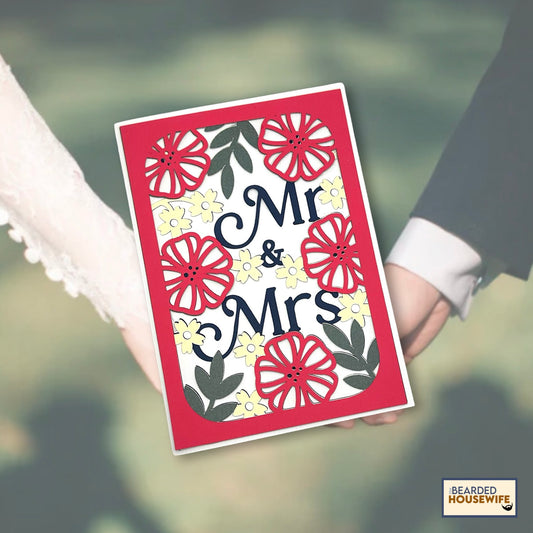 to the couple layered card