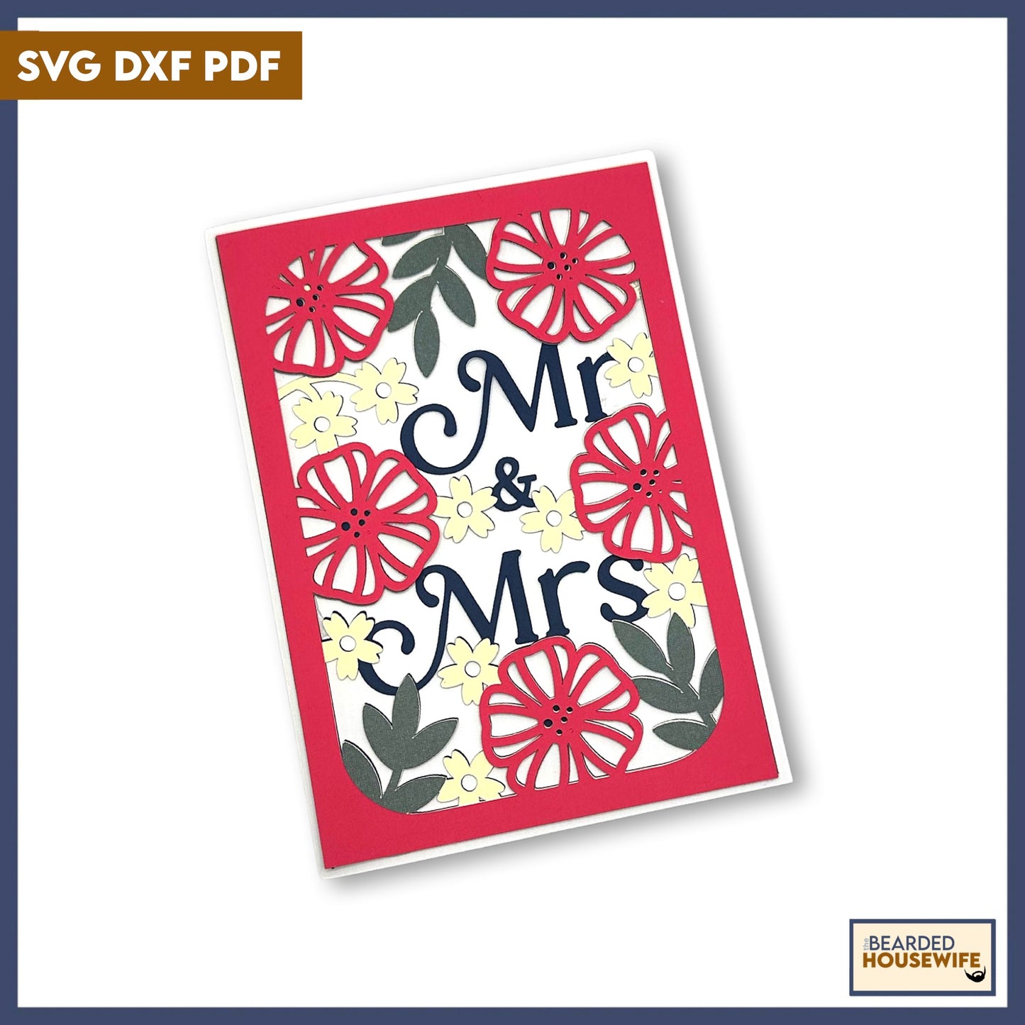 to the couple layered card