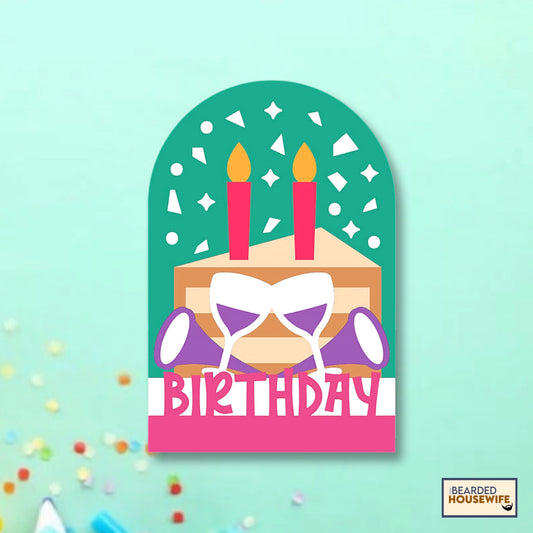 birthday celebration box card