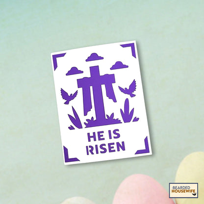 risen insert card