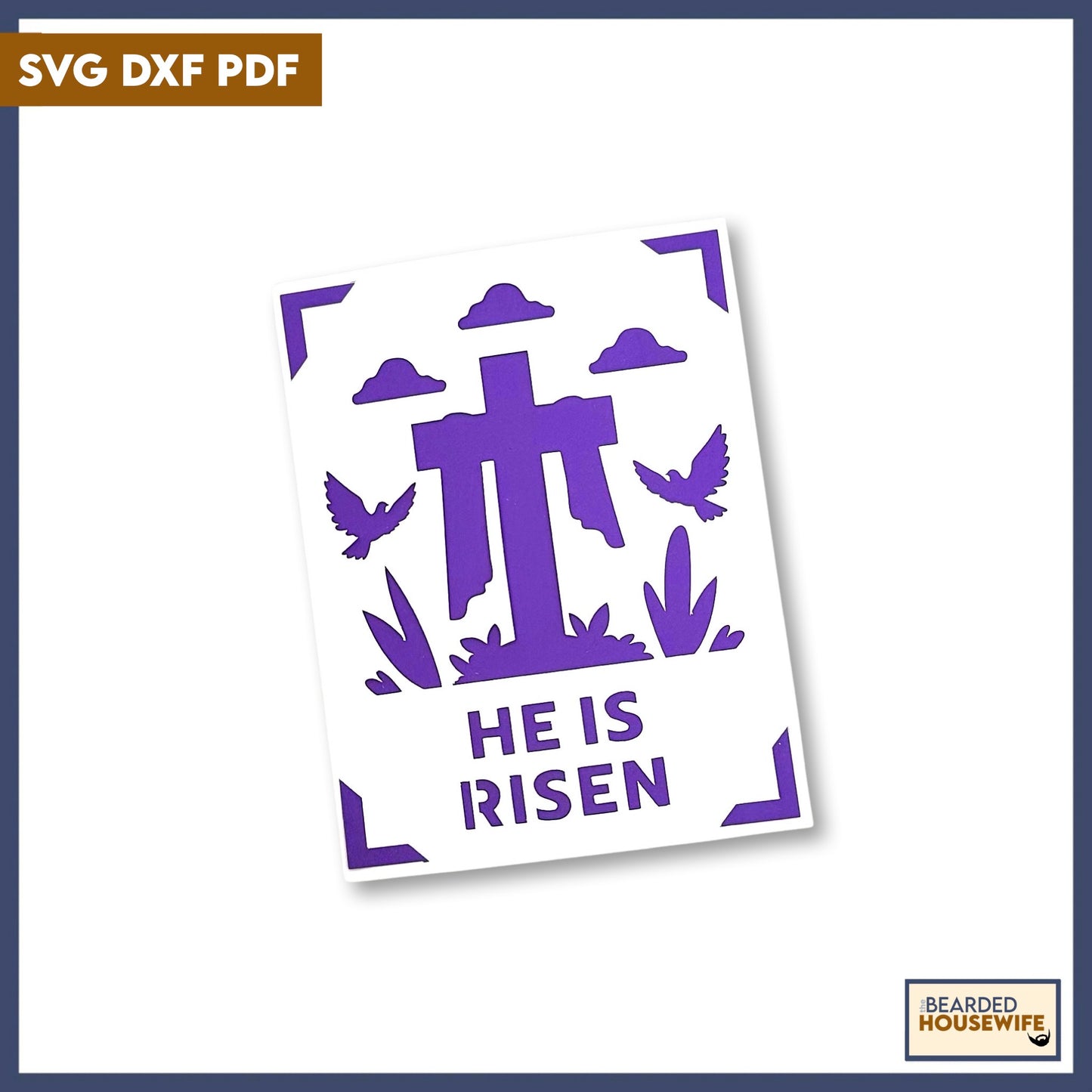 risen insert card