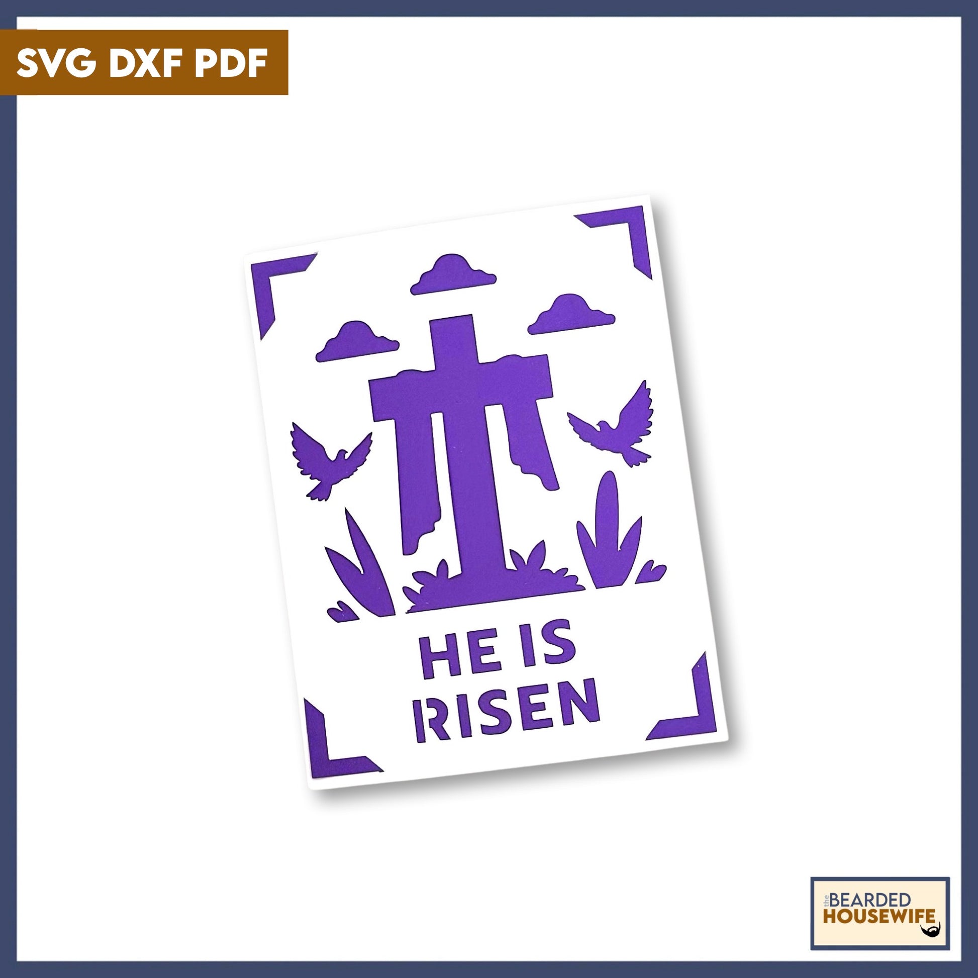 risen insert card