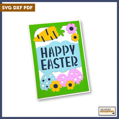 happy happy easter layered card