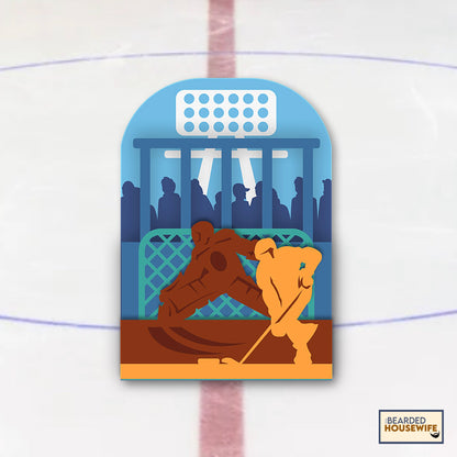 Hockey Box Card