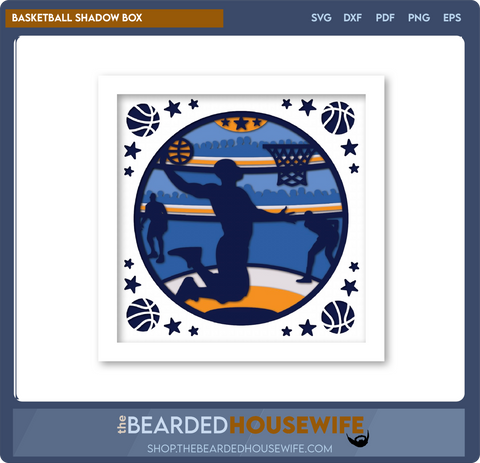 basketball shadow box