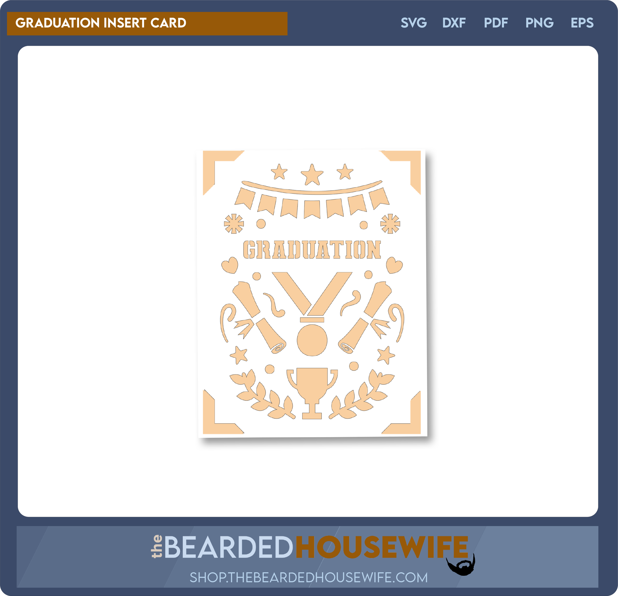 Graduation Insert Card – The Bearded Housewife