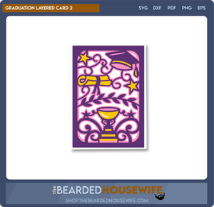 graduation layered card 2