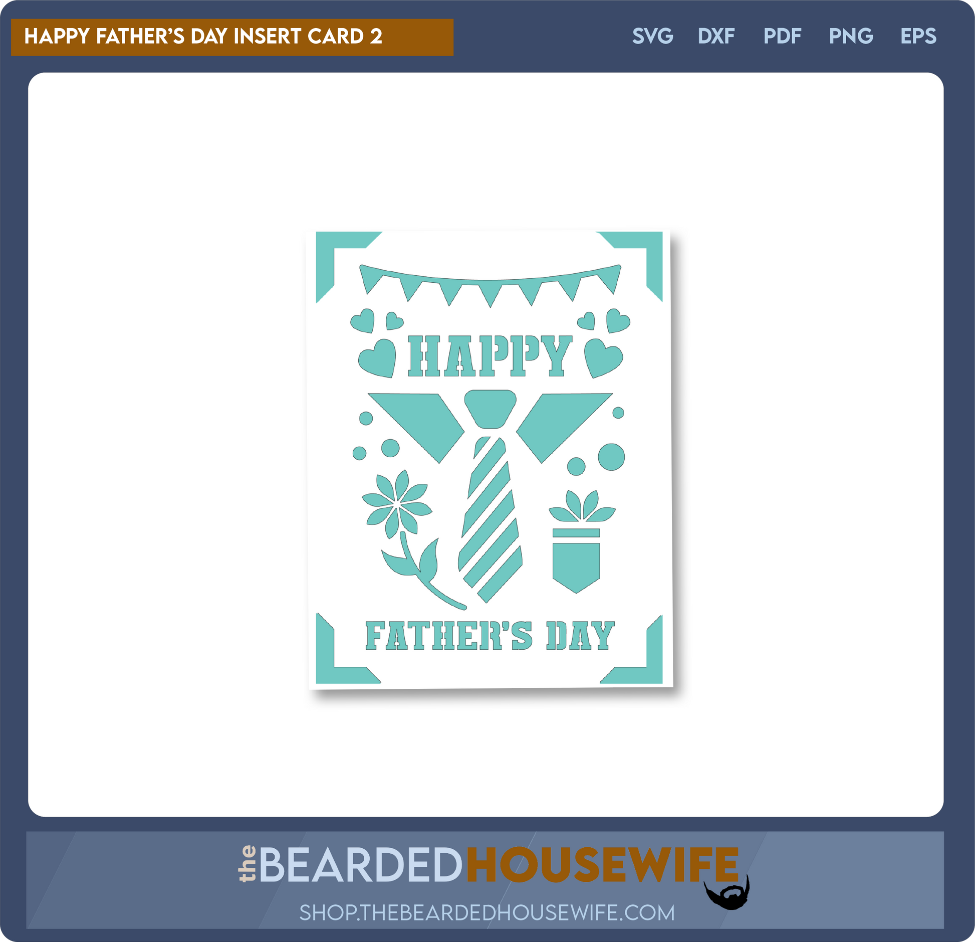 happy fathers day insert card 2