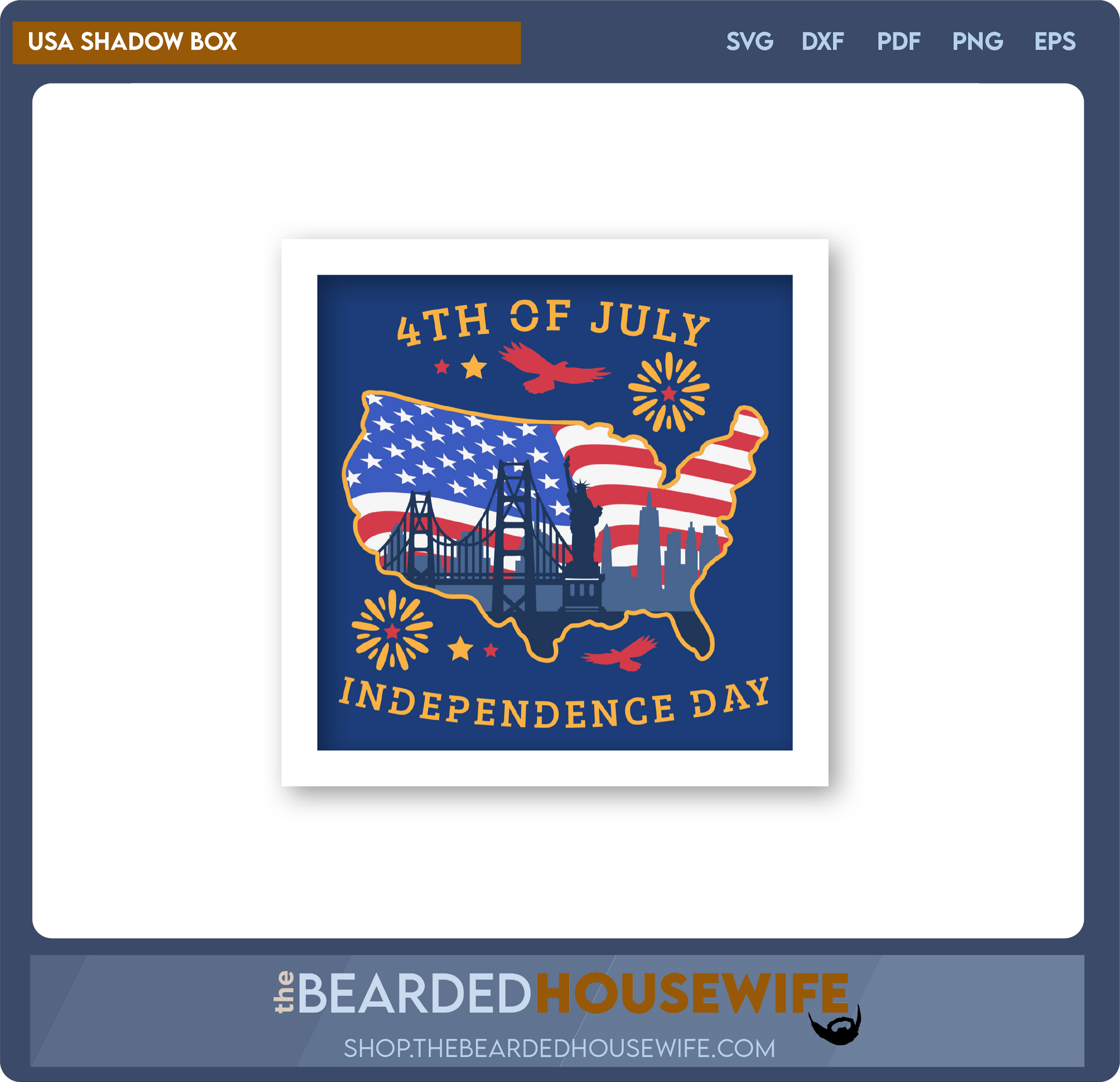USA Shadow Box
