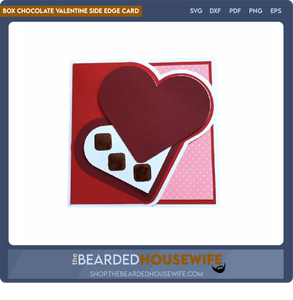box chocolate side edge card - the bearded housewife