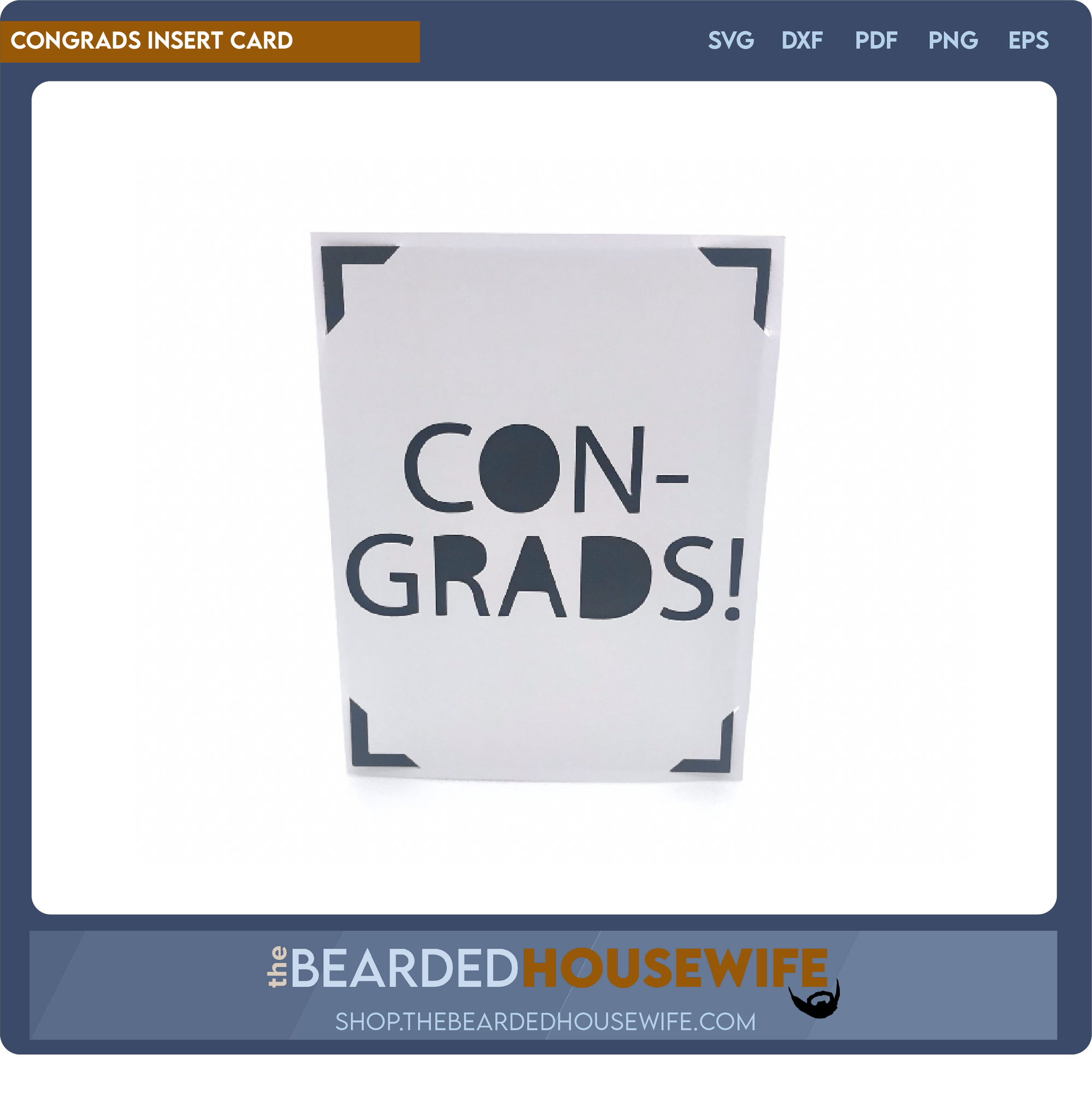 Congrads Insert Card