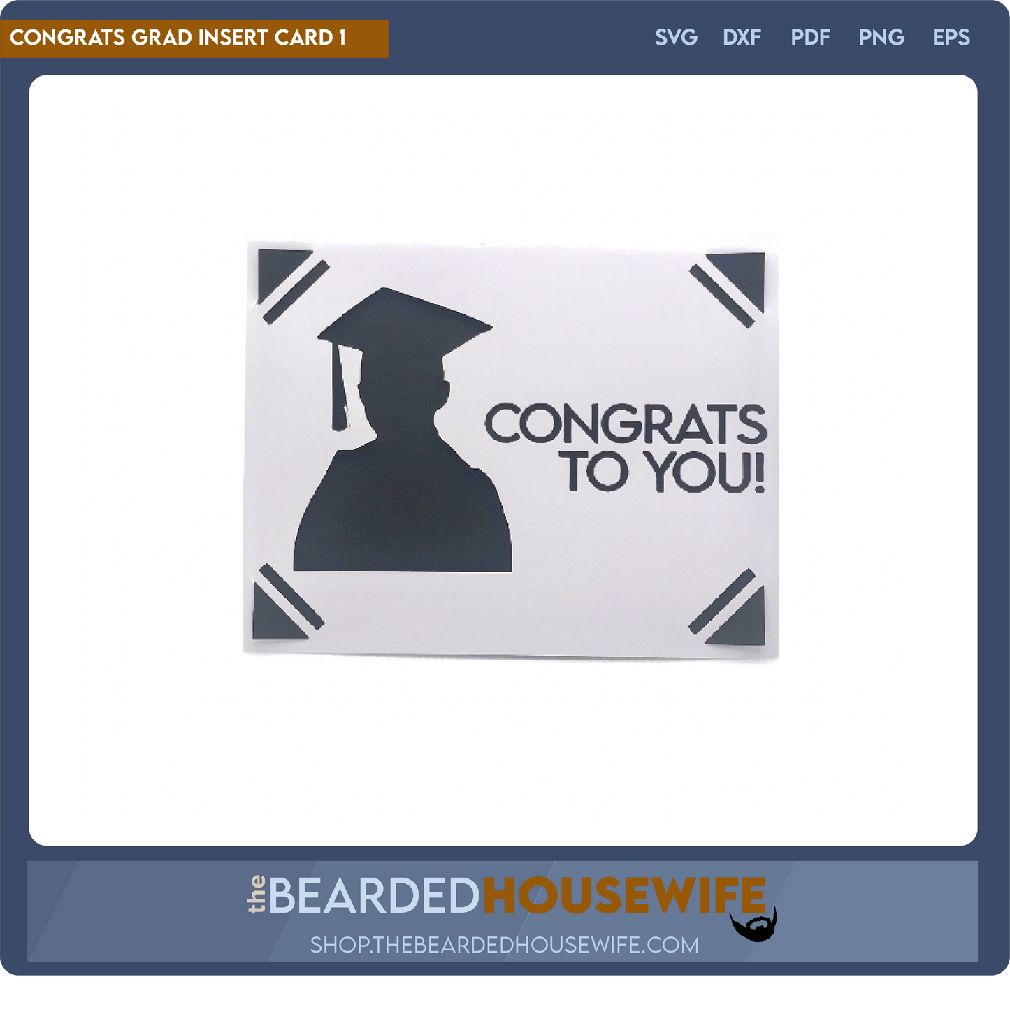 Congrats Grad Insert Card 1