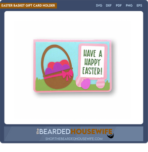Easter Basket Gift Card Holder