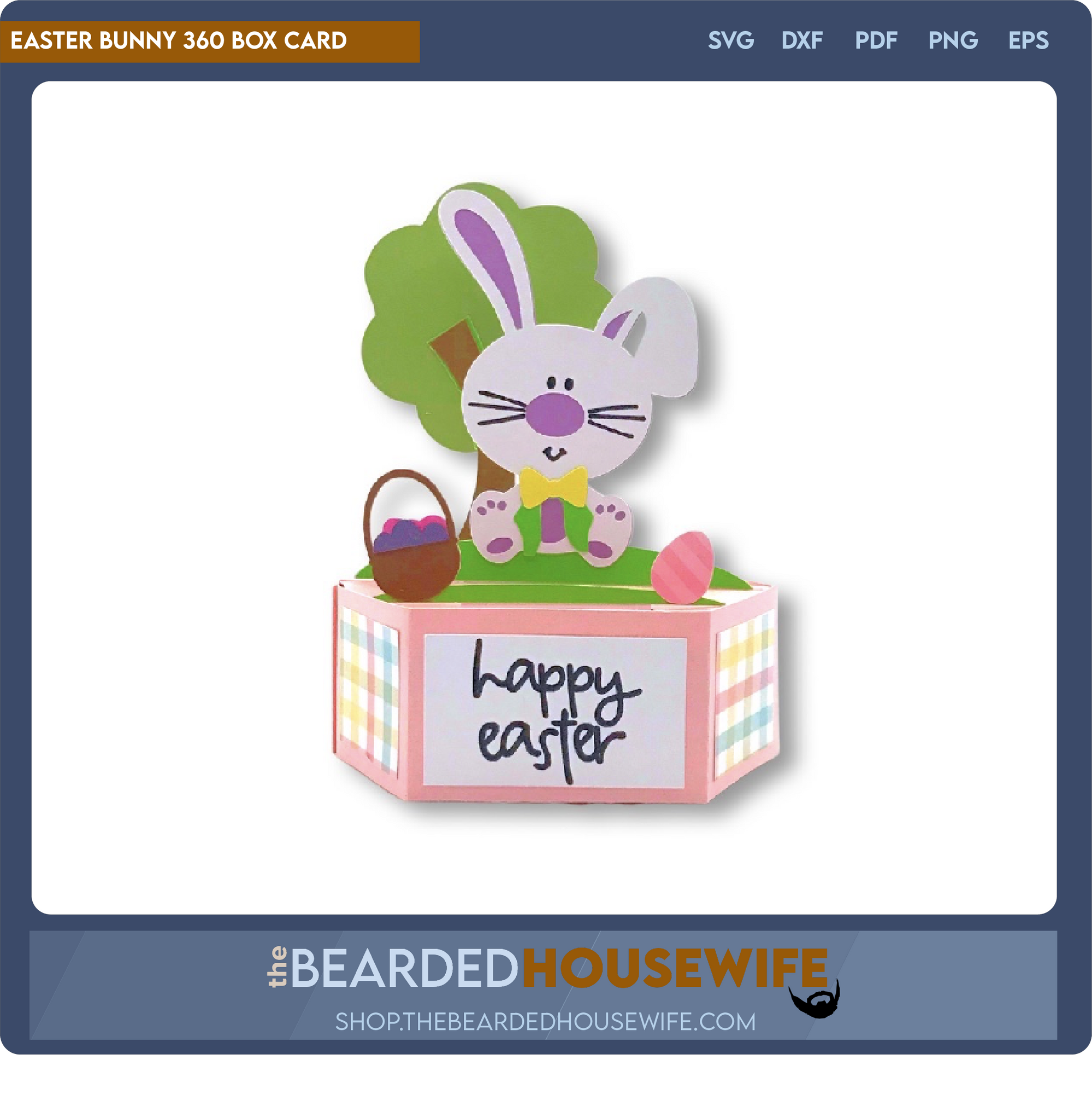 Easter Bunny 360 Box Card