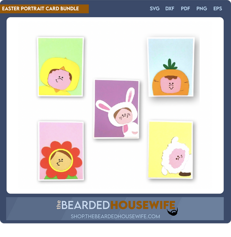Easter Portrait Card Bundle