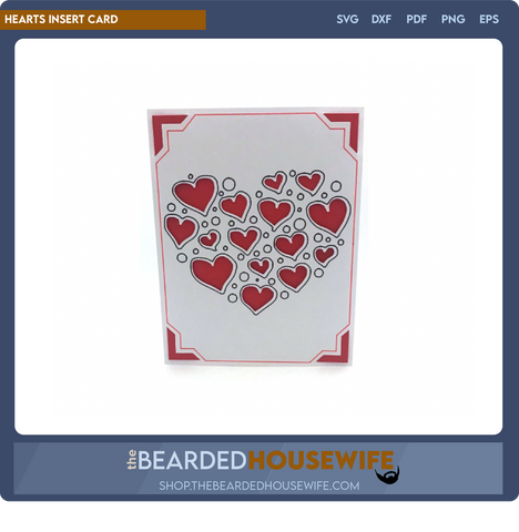 Hearts Insert Card