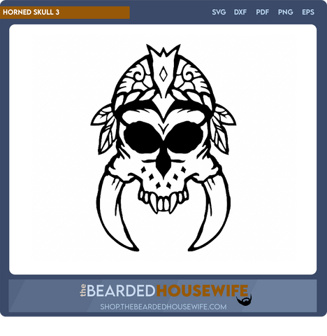 Horned Skull 3