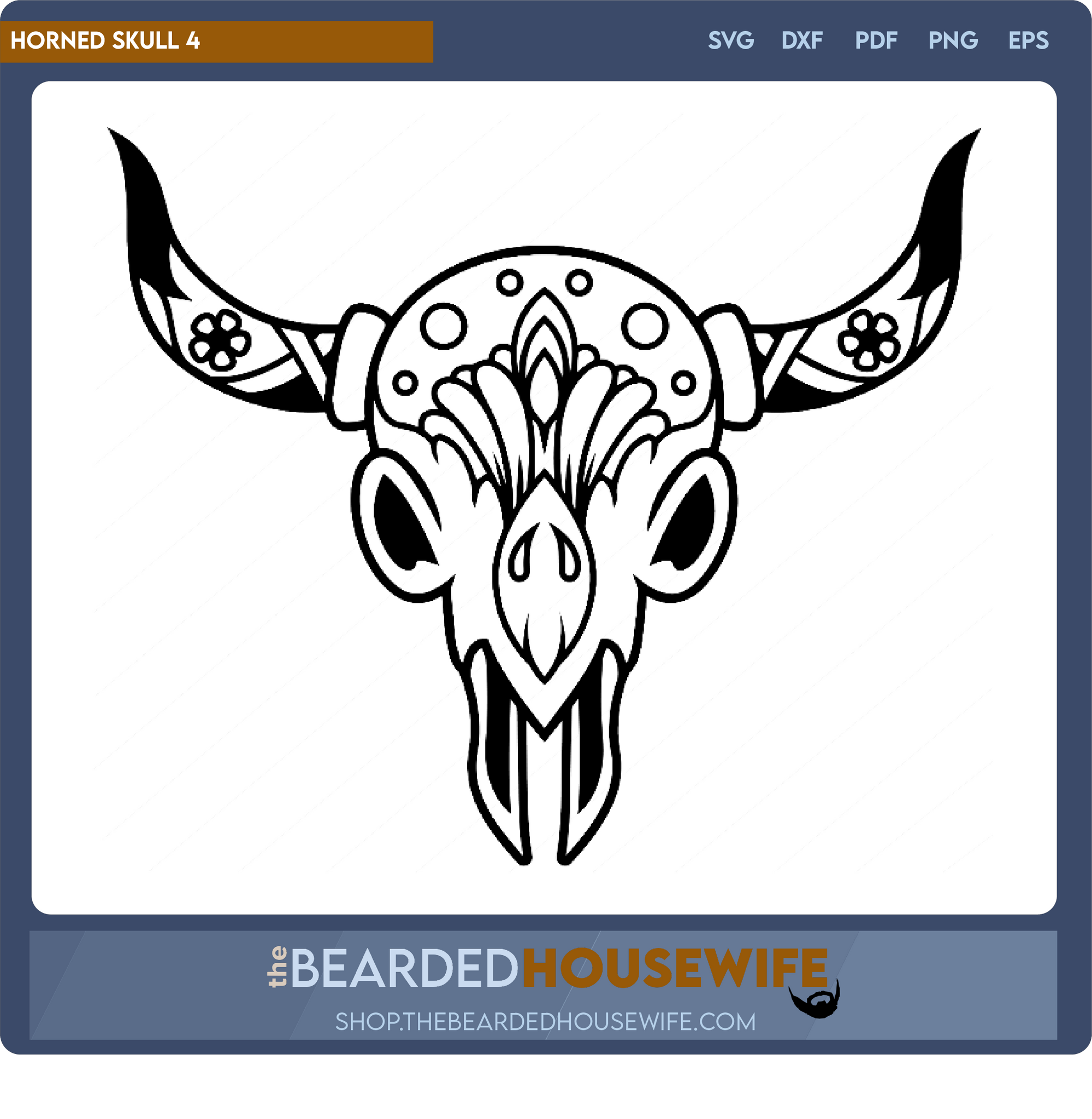 Horned Skull 4