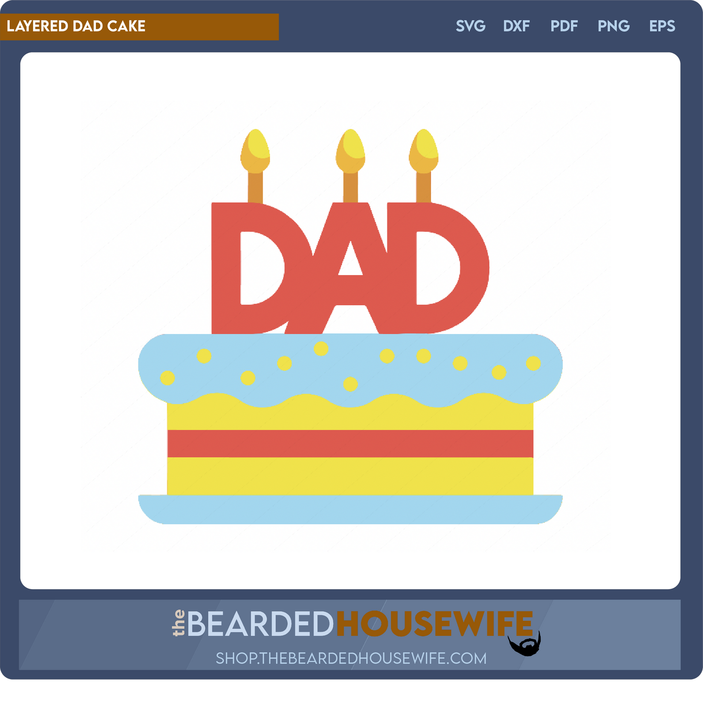 Layered Dad Cake