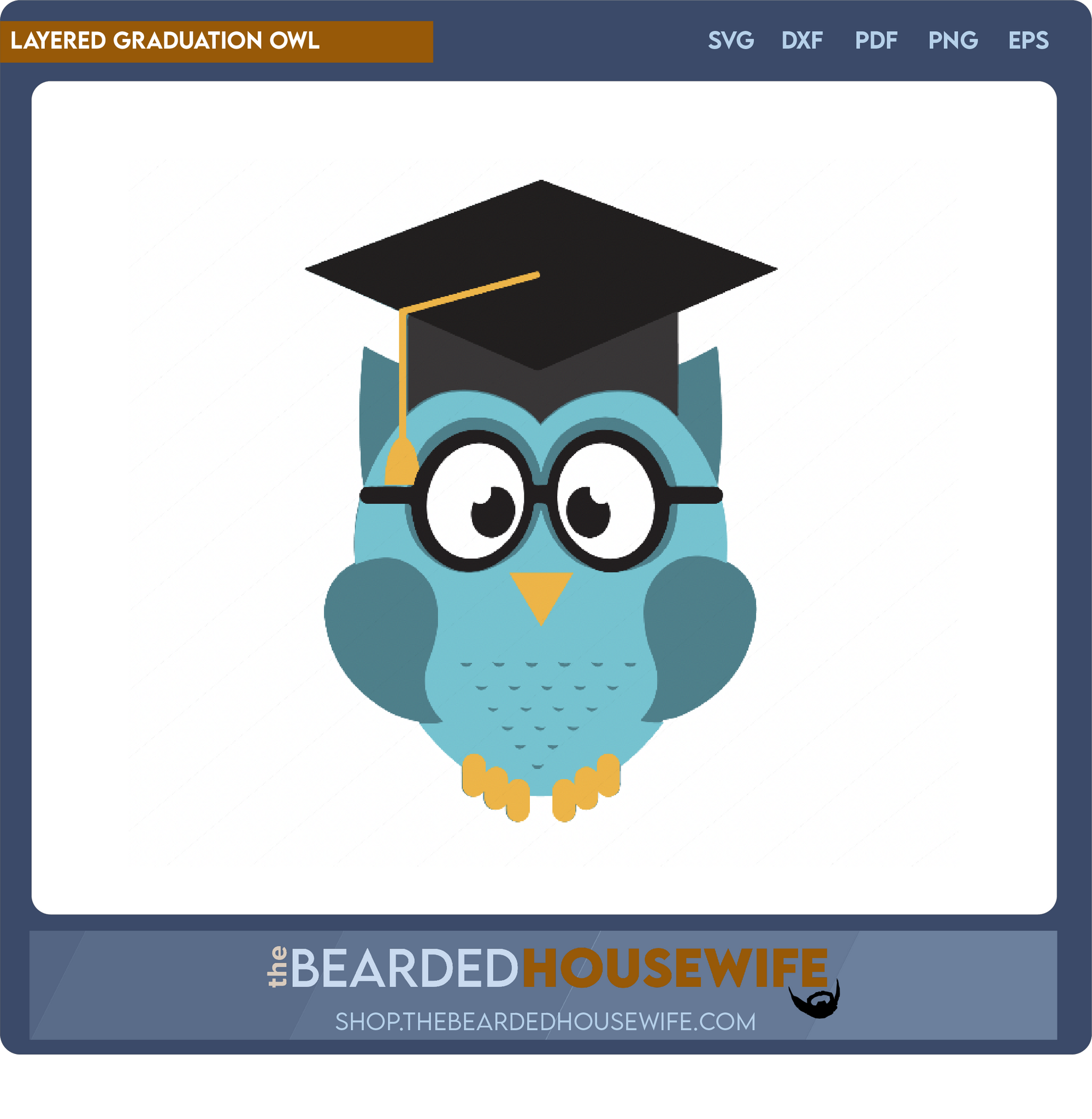 Layered Graduation Owl