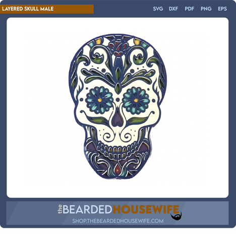 Layered Skull Male