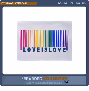 Love is Love Layered Card